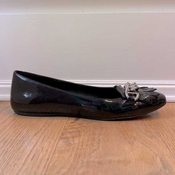 Prada Patient Leather Flats, Size 39 (9 US) - Picture 2 of 4